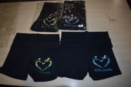 *Four Silhouette Shorts Size: M