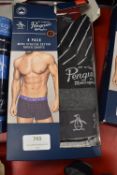 *Penguin Boxer Shorts Size: M 4pk