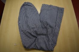 ~10 Pairs of Blue Check Work Trousers