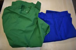 Blue Work Trousers and Green Work Tops (mixed sizes)