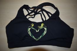 *Four Silhouette Black Sports Bras Size: M