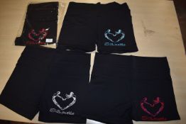 *Four Silhouette Shorts Size: L