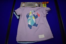 Six Eddie Bauer 3pc T-Shirt Sets Size: M 10-11Years