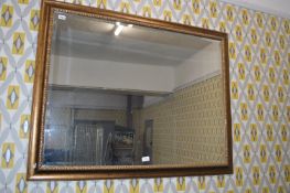 Gilt Framed Beveled Edge Mirror