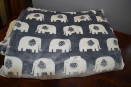 Little Miracles Elephant Plush Blanket