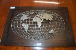 Metal Globe Wall Art