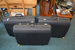 Three Samsonite Travel Cases