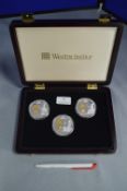 Display Case Containing Westminster Gold & Silver