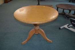 Circular Pine Dining Table