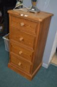 Solid Pine Four Drawer Storage Chest