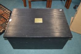 Painted Pine Travel Trunk