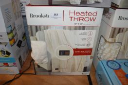 *Brookstone Heated Throw 50