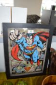 Framed Superman Print