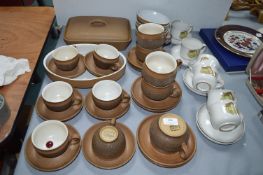 Vintage Denby Cups and Saucers etc.