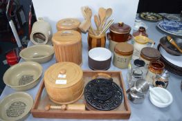 Kitchenware Including Storage Jars, Cookware, Uten