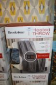 *Brookstone Heated Throw 50