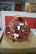 Rose Gold Effect Plastic Pendant Lamp