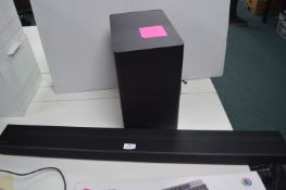 *Samsung Soundbar and Subwoofer