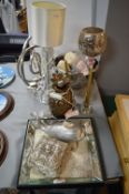 Lamps, Candlesticks, and Decorative Items, etc.