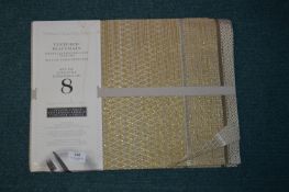 *Town & Country 8pc Textured Placemat Set