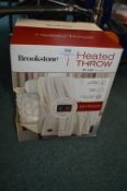 *Brookstone Heated Throw 50
