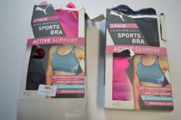 *Puma Sports Bras Size: M 2x 2pk