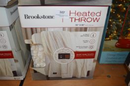 *Brookstone Heated Throw 50