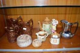 Copper Luster Jugs, Cottage Ware, etc.