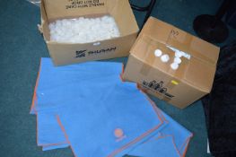 *Four Yoga Mats, plus Bottle Tops, etc.