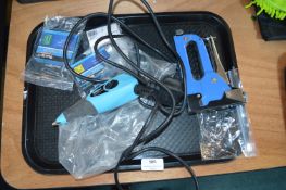 Plasplugs Electric Grout Remover, plus Staple Gun,