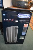 *Delonghi Radius Digital Electric Oil Filled Radiator