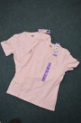 *Two Fila Pink T-Shirts Size: XS