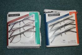 *Foster Grant Reading Glasses +3.00 and +2.00