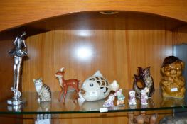 Decorative Pottery Animals etc.