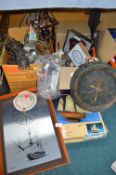 Decorative Items, Candles, Wall Clocks, Model Ship