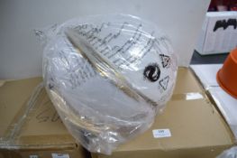 White & Gold 2pc Pendant Lamp