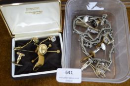 Cufflinks, Tiepins, etc.