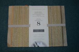 *Town & Country 8pc Textured Placemat Set