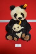 Steiff Mother and Baby Pandas