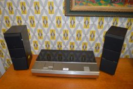 Bang & Olufsen Beocord 5000 Cassette Player with Beovox CX100 Speakers