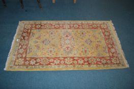 Handwoven Floral Design Rug