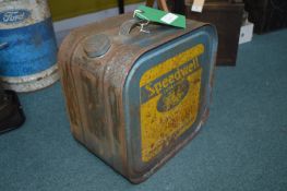 Vintage Speedwell Lubricants Oil Can - 25L