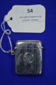Hallmarked Silver Vesta Case - Birmingham 1915