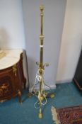 Ornate Brass Standard Lamp