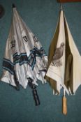 One Famous Grouse and One Lambert & Butler Advertising Umbrellas