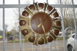 Metamec Retro Wall Clock