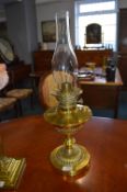 Victorian Brass Oil Lamp