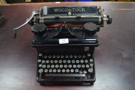 Vintage Woodstock Cast Iron Typewriter