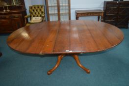 Oval Cherrywood Extending Dining Table