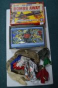 Action Man Clothes and Accessories, plus Bombs Away Game